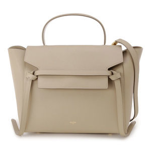Celine Handbag Mini Lighttaupe Belt Tan